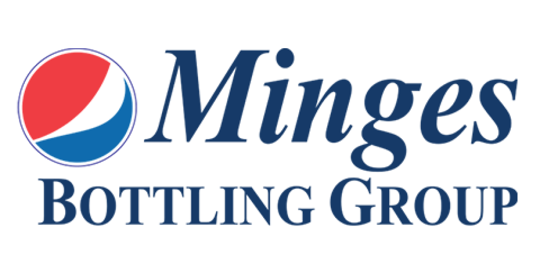 CFA sponsor Minges Bottling Group logo with Pepsi circle symbol