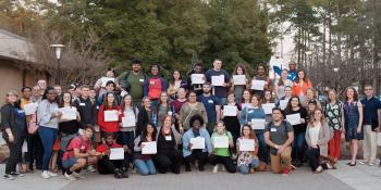 more than 50 students attend a global workshop on college's campus