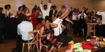 Students dance at the 2019 Founders Day Ball and Banquet
